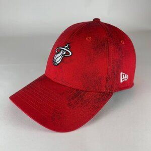 Miami Heat NBA Red New Era 9Forty Strapback Adjustable Hat